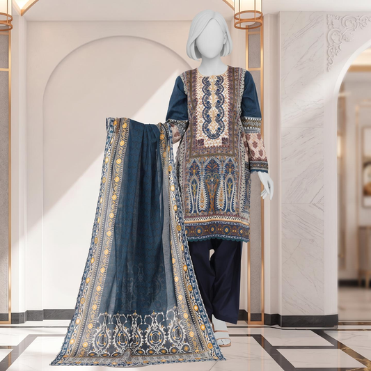 Embroidered Lawn By J. 17