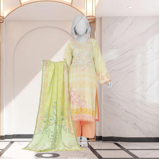 Embroidered Lawn By J. 09